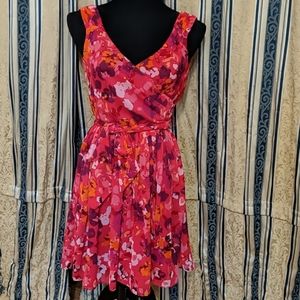 Express flower print dress